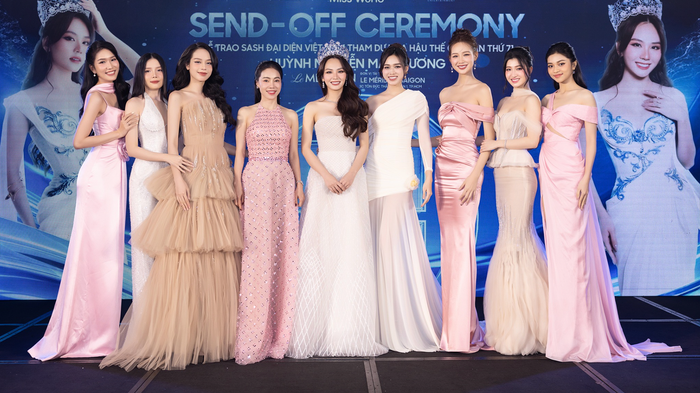 Lần gần đây nhất Phương Nhi xuất hiện trước giới truyền thông là khi dự buổi send-off của Hoa hậu Mai Phương diễn ra vào tháng 2 năm ngoái. Ảnh: FBNV