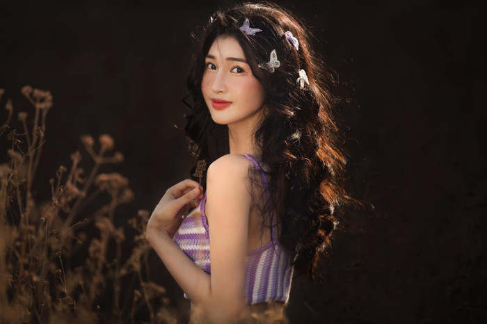 Á hậu Phương Nhi sở hữu vẻ đẹp trong trẻo, ngọt ngào.