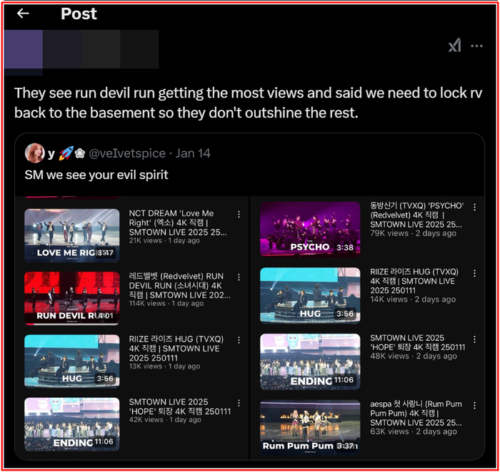 SM Entertainment lại vướng tranh cãi với Red Velvet Ảnh 3