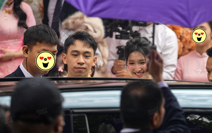 Á hậu Phương Nhi bừng sáng nhan sắc trong ngày trọng đại. (Ảnh: Đi soi sao đi)