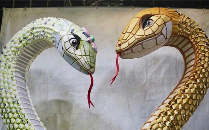 Lộ diện cặp đôi 'Kim Tỵ', 'Ngân Tỵ' trưng bày tại đường hoa Nguyễn Huệ Ảnh 2