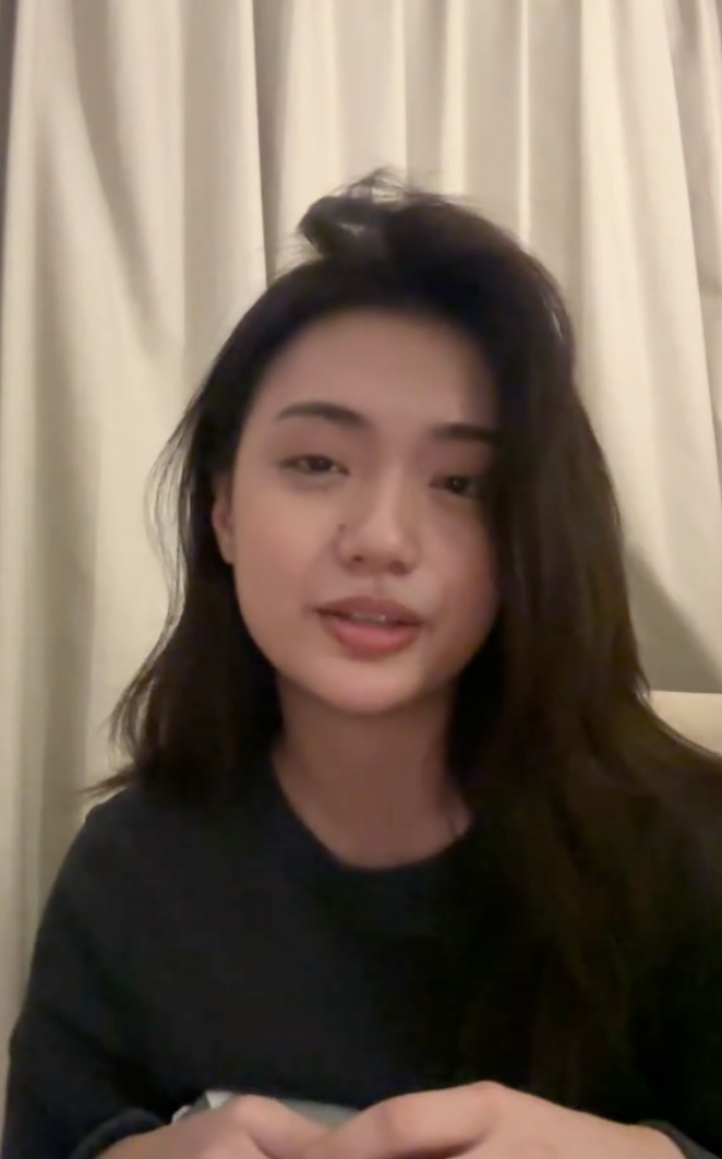 Con gái riêng của chồng cũ Vũ Thu Phương có những chia sẻ gây chú ý. (Ảnh chụp màn hình Kim.beez)