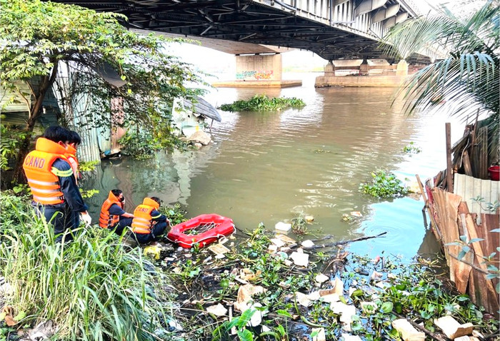 Hiện trường nơi phát hiện thi thể nạn nhân. Ảnh: Pháp luật Việt Nam