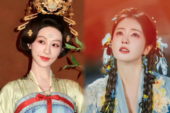 2 bộ phim lên sóng cùng thời điểm của Dương Tử (trái) và Bạch Lộc chính thức mở điểm douban.