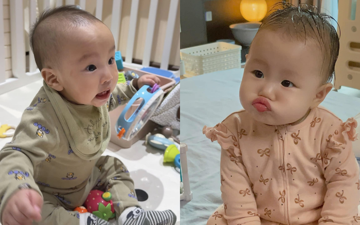 Showbiz 24h: Sự tinh nghịch, lém lỉnh của hai nhóc tỳ nhà Phương Oanh đã 'đốn tim' nhiều khán giả. Ảnh: FBNV