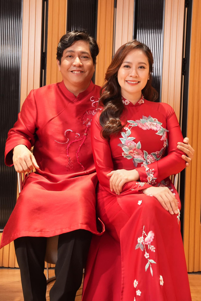Hôn nhân hạnh phúc, viên mãn của Thanh Thuý - Đức Thịnh bên cạnh hai con khiến nhiều người ngưỡng mộ. (Ảnh: FBNV)