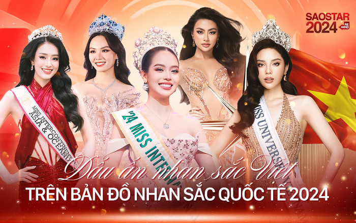 Nhan sắc Việt trong năm 2024 mang về những thành tích ấn tượng. (Ảnh: Nyny Võ)