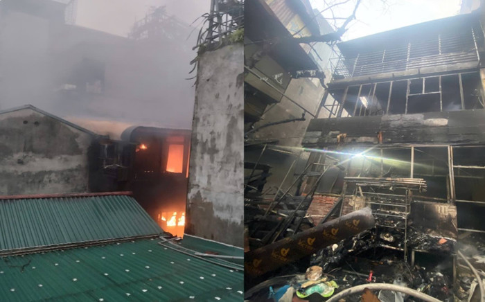 Một người tử vong sau vụ cháy nhà 3 tầng ở Hà Nội Ảnh 2