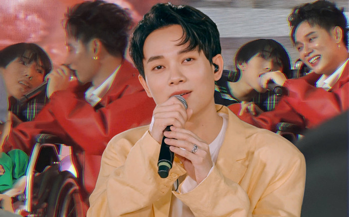 Rơi nước mắt khoảnh khắc Trúc Nhân song ca cùng một khán giả nằm xe lăn Ảnh 2