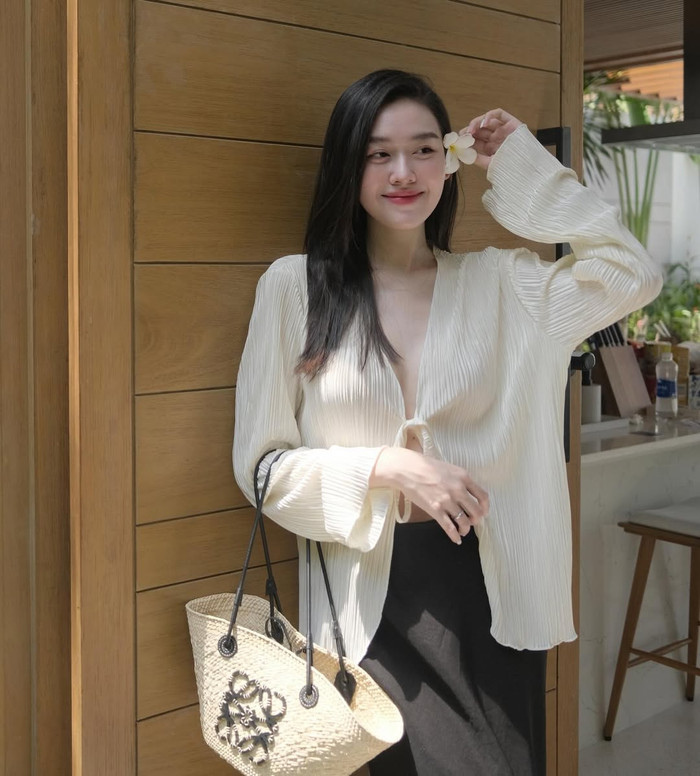 Á hậu Tường San hạn chế hoạt động nghệ thuật sau khi kết hôn. (Ảnh: FBNV)