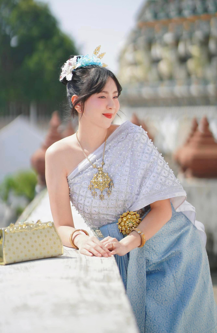 MC Mai Ngọc tận hưởng chuyến đi du lịch tại Thái Lan. Ảnh: FBNV