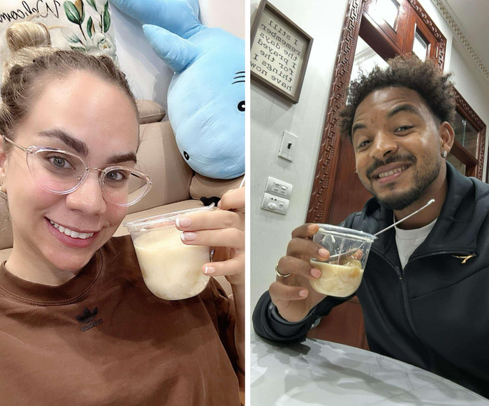 Vợ chồng Xuân Son mê mẩn món chè sắn&nbsp;