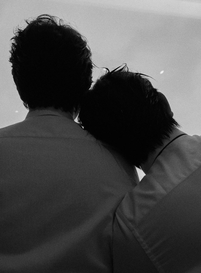 Nam MC từng đăng ảnh hai người tựa đầu vào nhau trông rất tình tứ hồi tháng 11/2024. (Ảnh: TikTok Minh Xù)