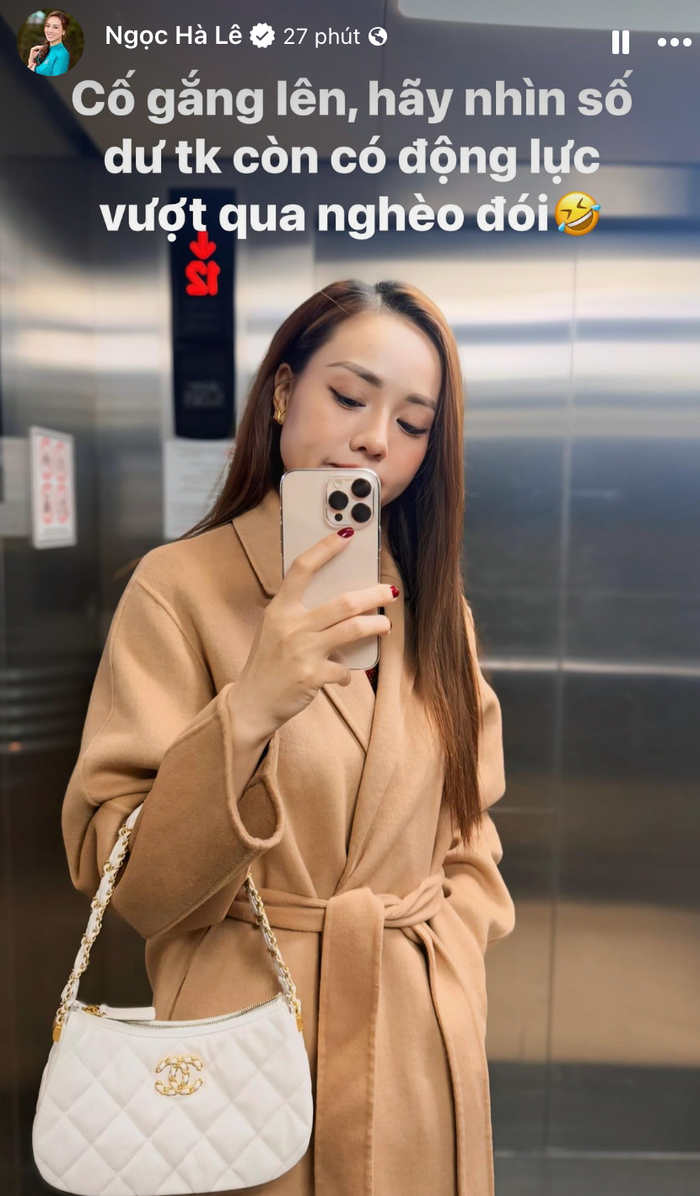 Vợ Công Lý tiết lộ động lực để chăm chỉ làm việc là nhìn vào số dư tài khoản. (Ảnh: FBNV)