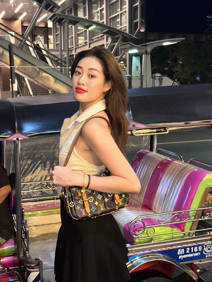 Mẫu túi này từng được Hoa hậu Khánh Vân mang đi du lịch Thái Lan. (Ảnh tổng hợp)
