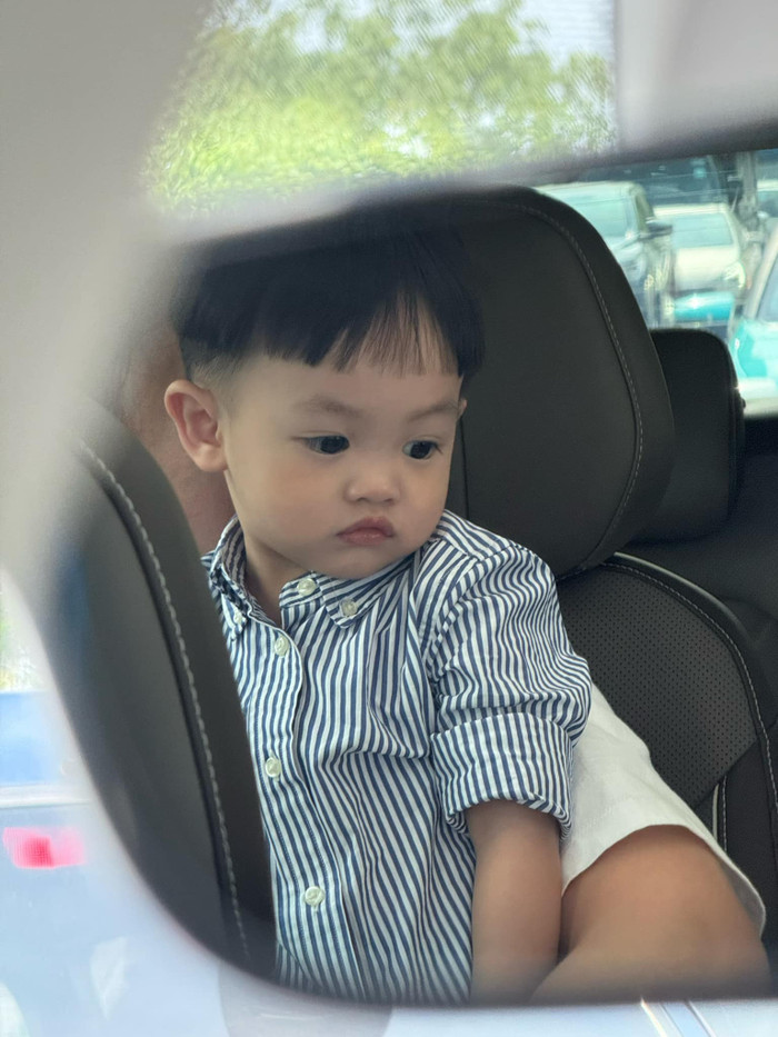 Sutin được nhận xét như bản sao nhí của Cường Đô La. Ảnh: FBNV