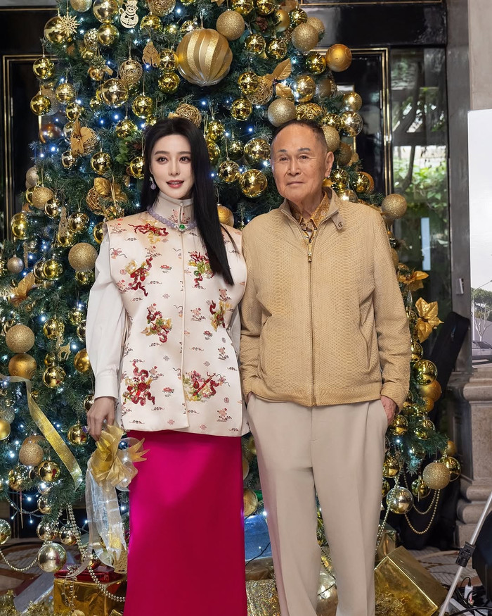 Phạm Băng Băng được vị tỷ phú U90 đối đãi chân tình, nồng nhiệt như vị khách quý. Ảnh: Instagram bingbing_fan 