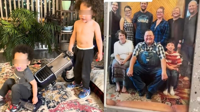 Để 2 con nhỏ tự đi vệ sinh, người mẹ sửng sốt trước cảnh tượng sau khi quay lại Ảnh 2