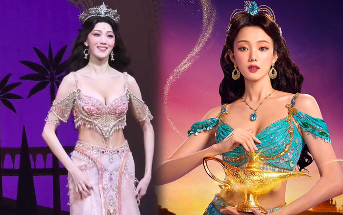 Vẻ quyến rũ của Lee Sung Kyung trong tạo hình công chúa Jasmine Ảnh 2