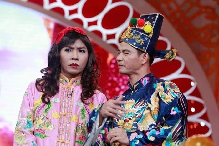 NSND Công Lý để lại ấn tượng với vai diễn 'cô Đẩu' trong chương trình Táo Quân.