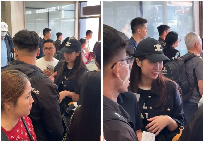 Hoa hậu Đỗ Mỹ Linh sở hữu nhan sắc xinh đẹp qua ống kính người đi đường. (Ảnh Minhanh_mia10)