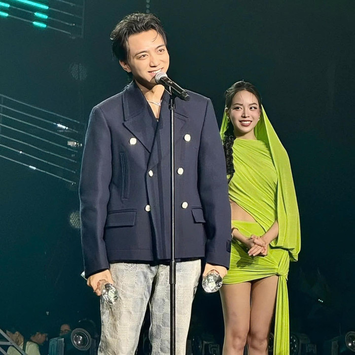 Tiểu Vy chính là một trong những sao công khai 'đẩy thuyền' Soobin và Thanh Thuỷ. Ảnh: Sưu tầm