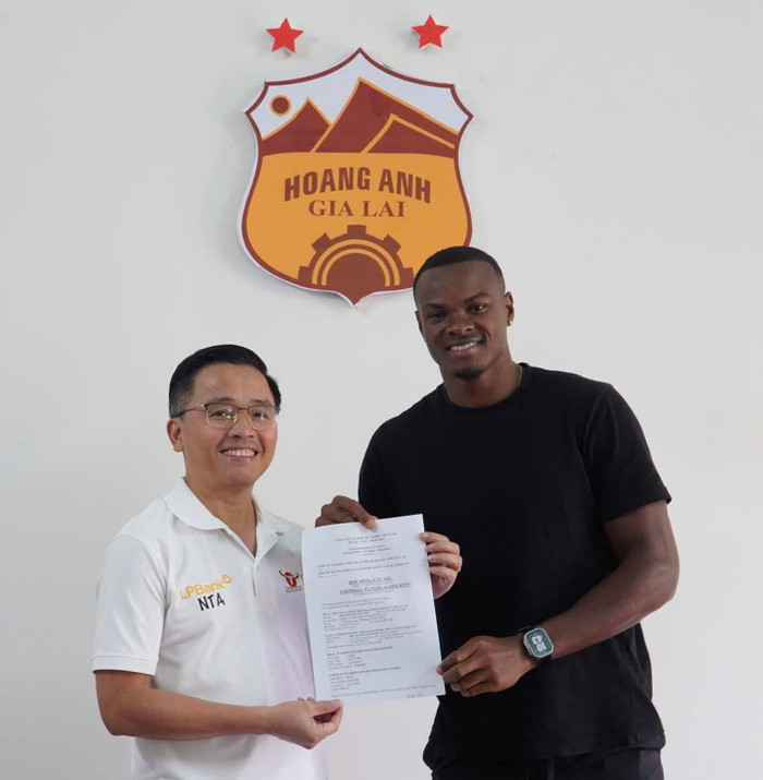 Theo thông tin của Saostar, CLB HAGL đã chính thức chiêu mộ tiền đạo Brandao. Ảnh: HAGL