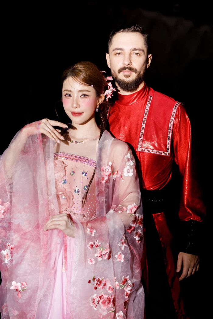 Nữ diễn viên kết hợp cùng Georgiev Dimitar ở Bán kết Bước Nhảy Hoàn Vũ. (Ảnh FBNV)