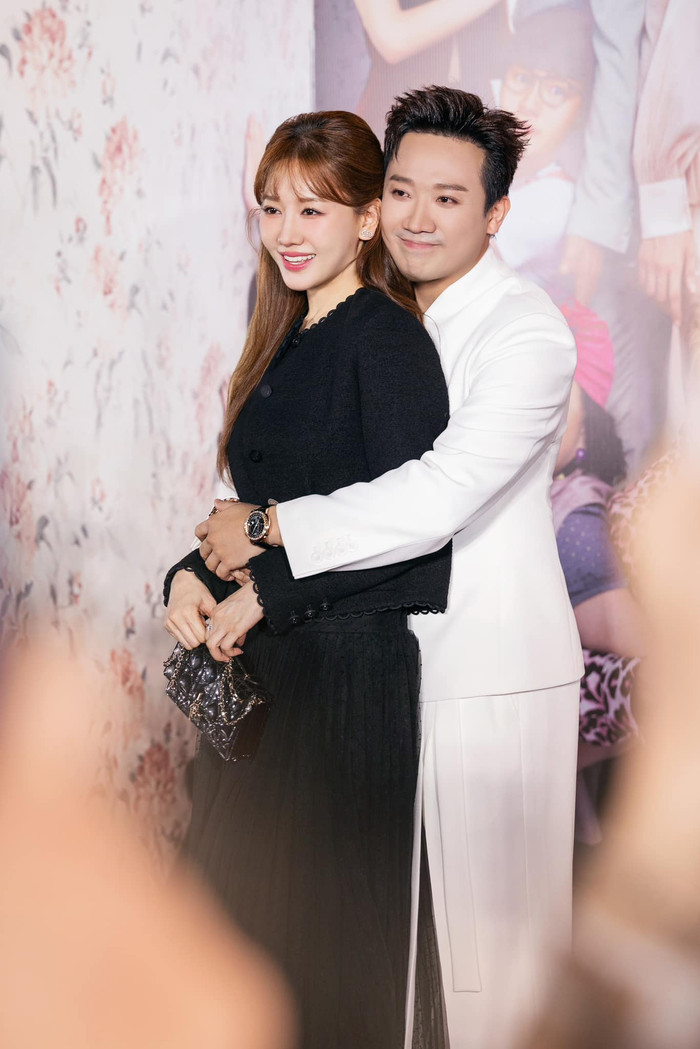 Trấn Thành trong buổi ra mắt phim mới. Ảnh: FBNV