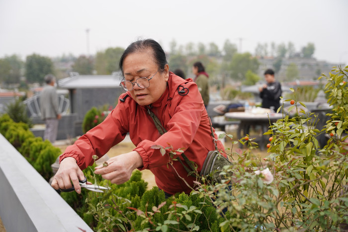 Người dân Thủ đô 'đội rét' đi tảo mộ cuối năm Ảnh 6