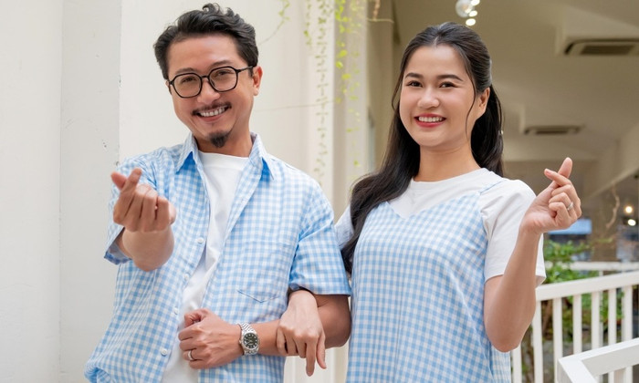 Lâm Vỹ Dạ và Hứa Minh Đạt mới kỷ niệm 14 năm ngày cưới. (Ảnh FBNV)