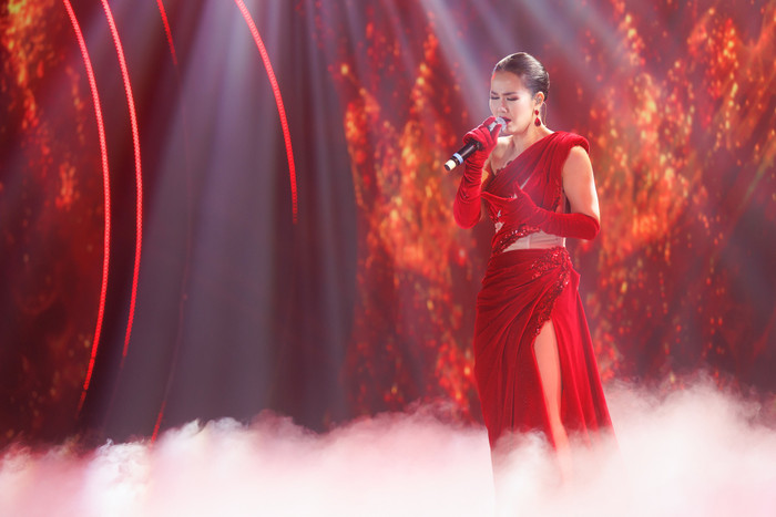 Võ Hạ Trâm hết mình vì đam mê. Ảnh: FBNV