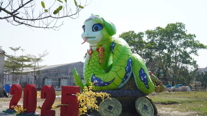 'Rắn hạnh phúc' - linh vật của tỉnh Bắc Giang năm nay