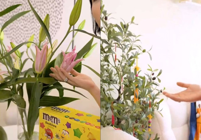 Miu Lê review căn nhà ngày Tết cực hài hước. (Ảnh TTNV)