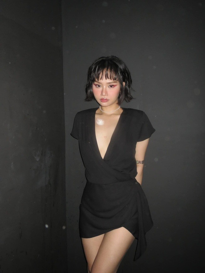 Miu Lê khẳng định 'chưa có người yêu' hồi tháng 11/2024. (Ảnh FBNV)