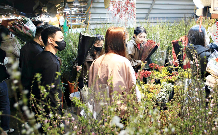 Nhộn nhịp chợ hoa Quảng An ngày giáp Tết Ảnh 2