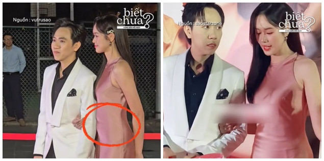 Anh Phạm để lộ vòng eo lùm lùm trong ảnh của 'team qua đường'. (Ảnh Vutrusao)