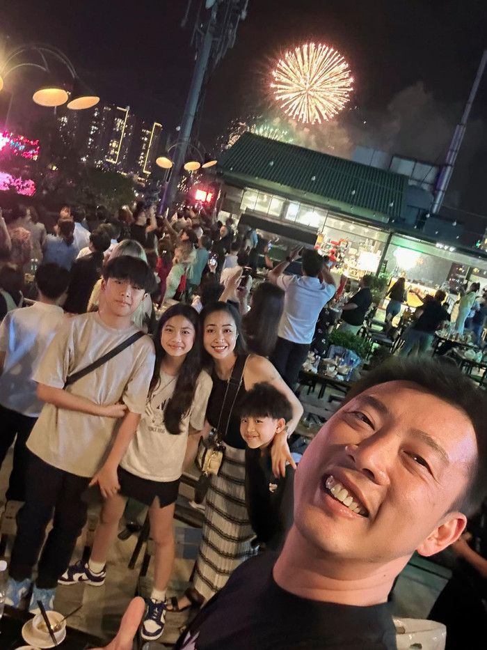 Nữ diễn viên về lại Việt Nam để gia đình đoàn tụ. (Ảnh FBNV)