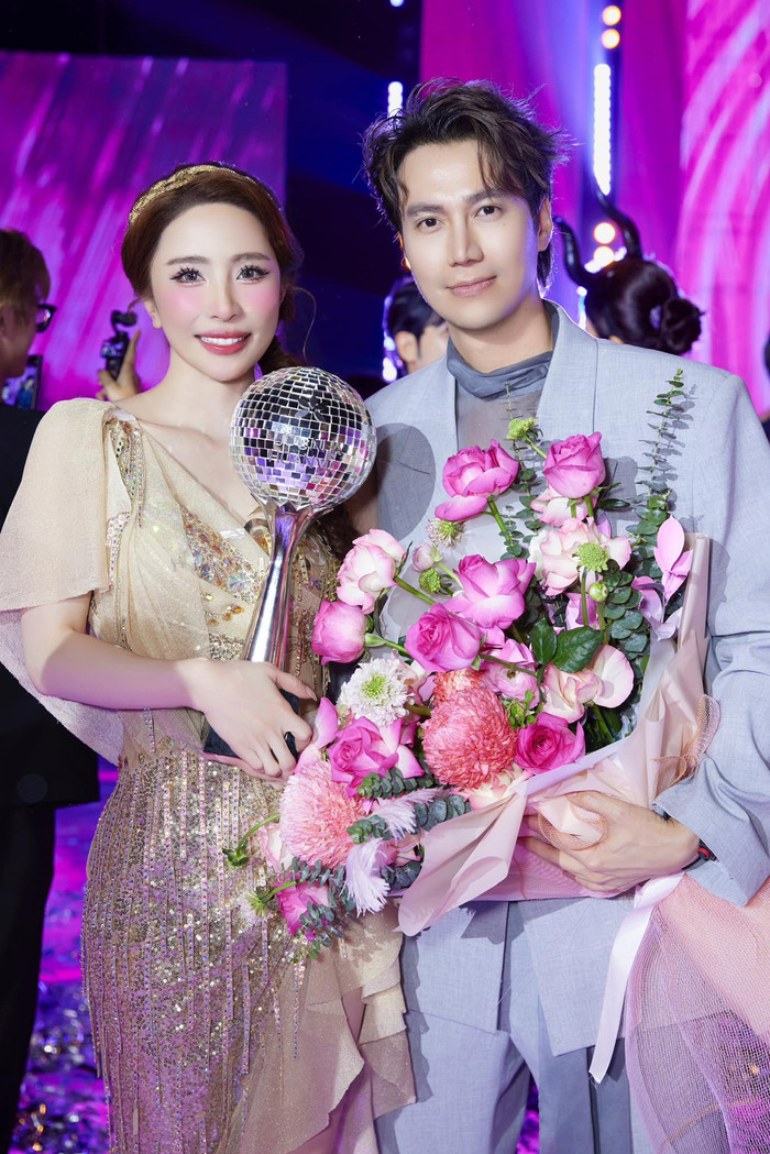 Nam diễn viên gửi lời chúc mừng đến Quỳnh Nga: 'Chúc mừng em, nữ hoàng Bước Nhảy Hoàn Vũ 2024'. (Ảnh FBNV)