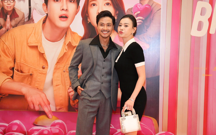 Phương Oanh khoe eo con kiến, được Shark Bình 'tháp tùng' đi sự kiện Ảnh 2