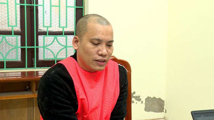 Đối tượng Nguyễn Văn Mạnh. Ảnh: Công an tỉnh Bắc Ninh