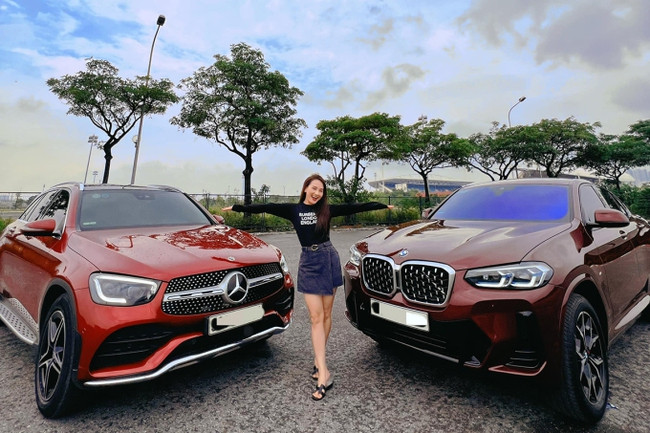Nữ diễn viên sở hữu ô tô đắt tiền. (Ảnh FBNV)