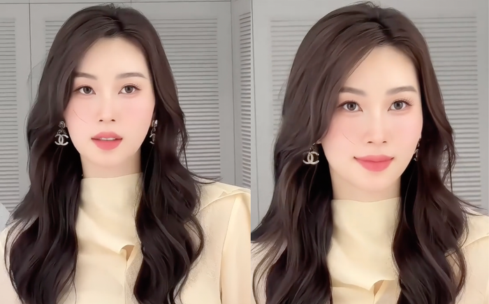 Nhan sắc trong veo của Hoa hậu Đặng Thu Thảo được công chúng hết lời ngợi khen. (Ảnh chụp màn hình)