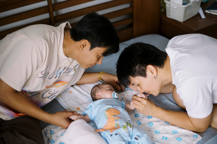 Nhiều sao Việt gửi lời chúc mừng khi Đỗ Long công khai có con vào 28 Tết. (Ảnh FBNV)