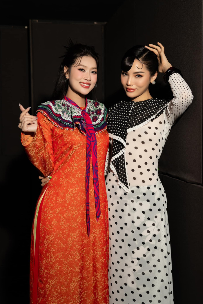 Kỳ Duyên từng đến ủng hộ Đoàn Thiên Ân khi biết tin người em thân thiết ra mắt công chúng với tư cách diễn viên. Ảnh: FBNV