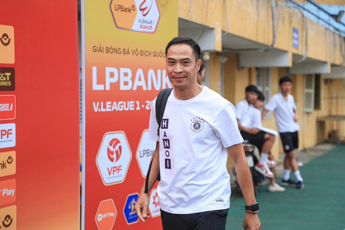 Sau thất bại 0-1 trước HAGL, CLB Hà Nội đã bổ nhiệm HLV Hoàng Văn Phúc thay HLV Lê Đức Tuấn. Ảnh: Hà Nội FC