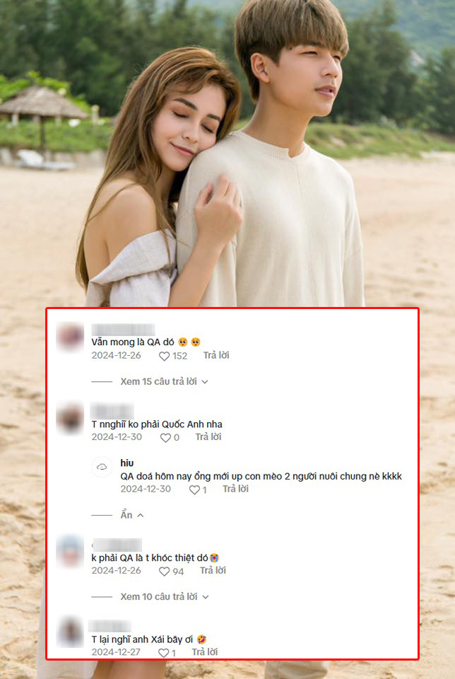 Nhiều khán giả đang tò mò về mối quan hệ hiện tại giữa MLee và Quốc Anh khi nữ ca sĩ đăng video nắm tay một người giấu mặt. 