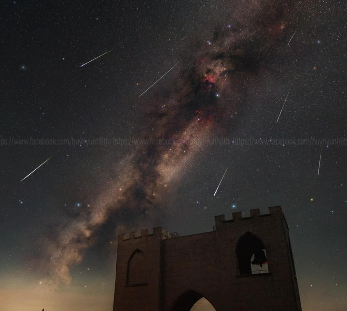 Trận mưa sao băng đầu tiên 2025. Ảnh: Thanh niên