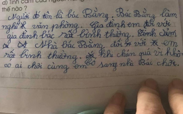 Cậu bé viết bài văn tả bác hàng xóm, nhân vật chính đọc xong liền 'giận tím người' Ảnh 2