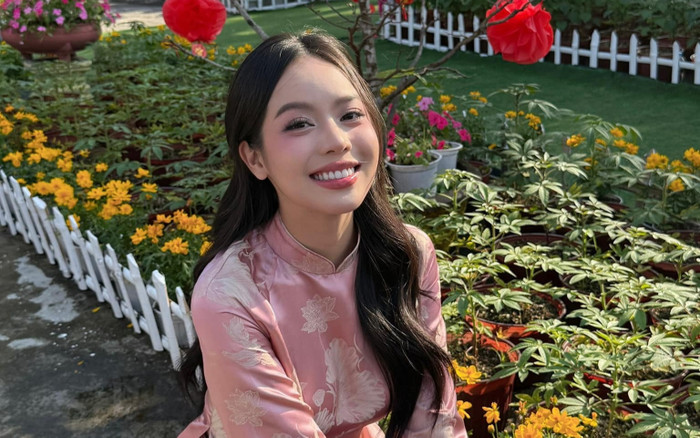 Hoa hậu Thanh Thủy khoe em gái 'xinh như thiên thần' dịp Tết Ảnh 2